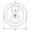 Dx discushangslot 70mm gls    ka701
