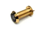 Productfoto DX deurspion brandwerend 200 graden messing gepolijst