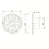 Afbeelding WEHA ventilatierooster retro design rond