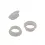 Nylon Ringen AMI  Transparant-Wit